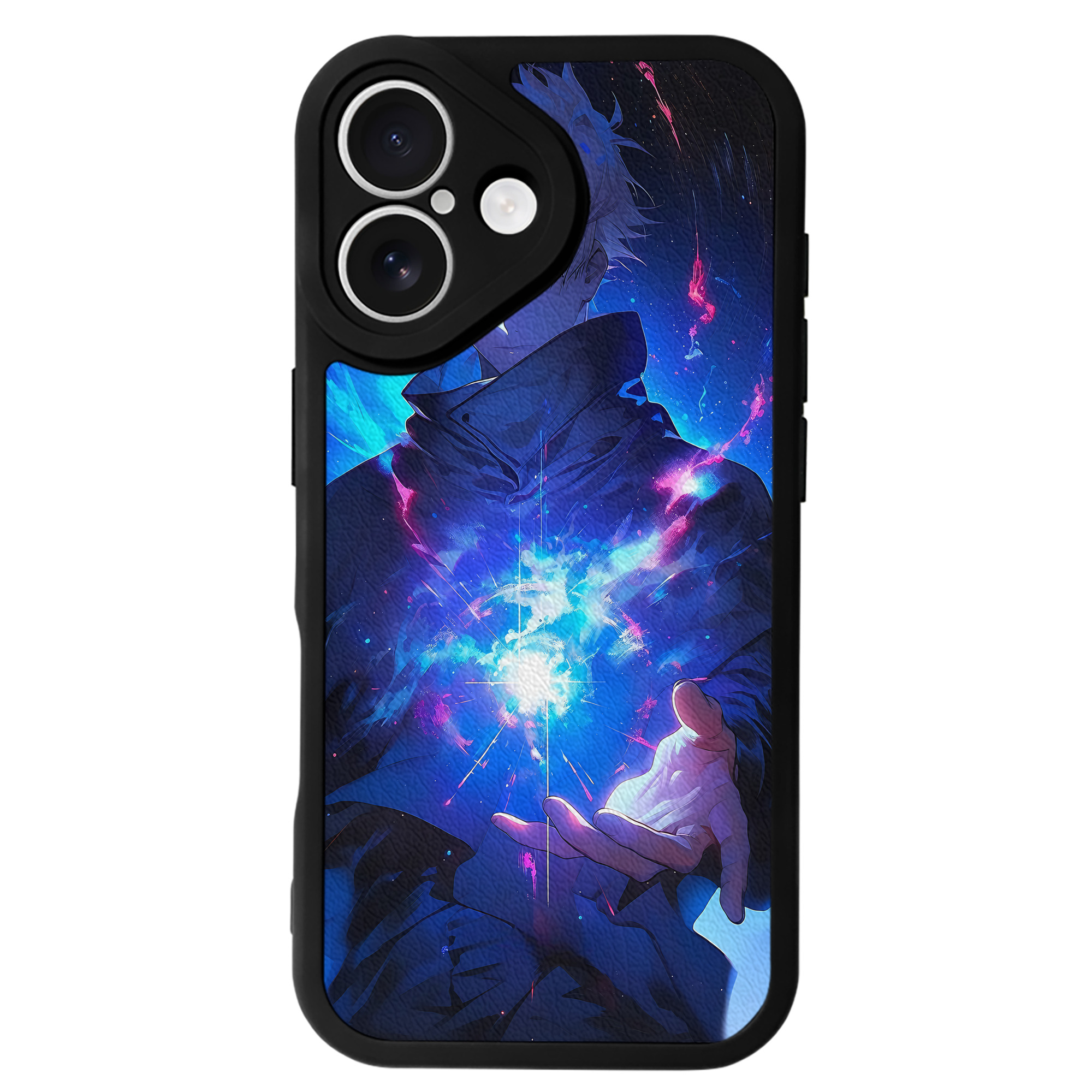 （画像用） 呪術廻戦 Jujutsu Kaisen 【iPhone 16シリーズ対応】シリコンスマホケース（レザー調） 材質：シリコン